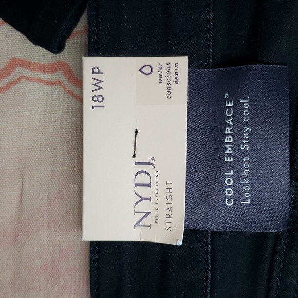 NYDJ Marilyn Straight 18WP Cool Embrace LiftXTuck Nautilus - Picture 14 of 16